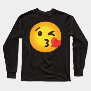 Kissing Heart - Blowing Kiss Long Sleeve T-Shirt